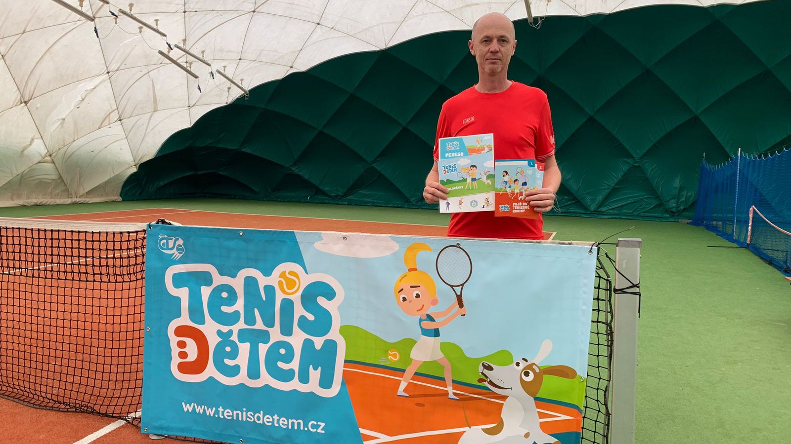 Petr Pála podporuje projekt Tenis dětem